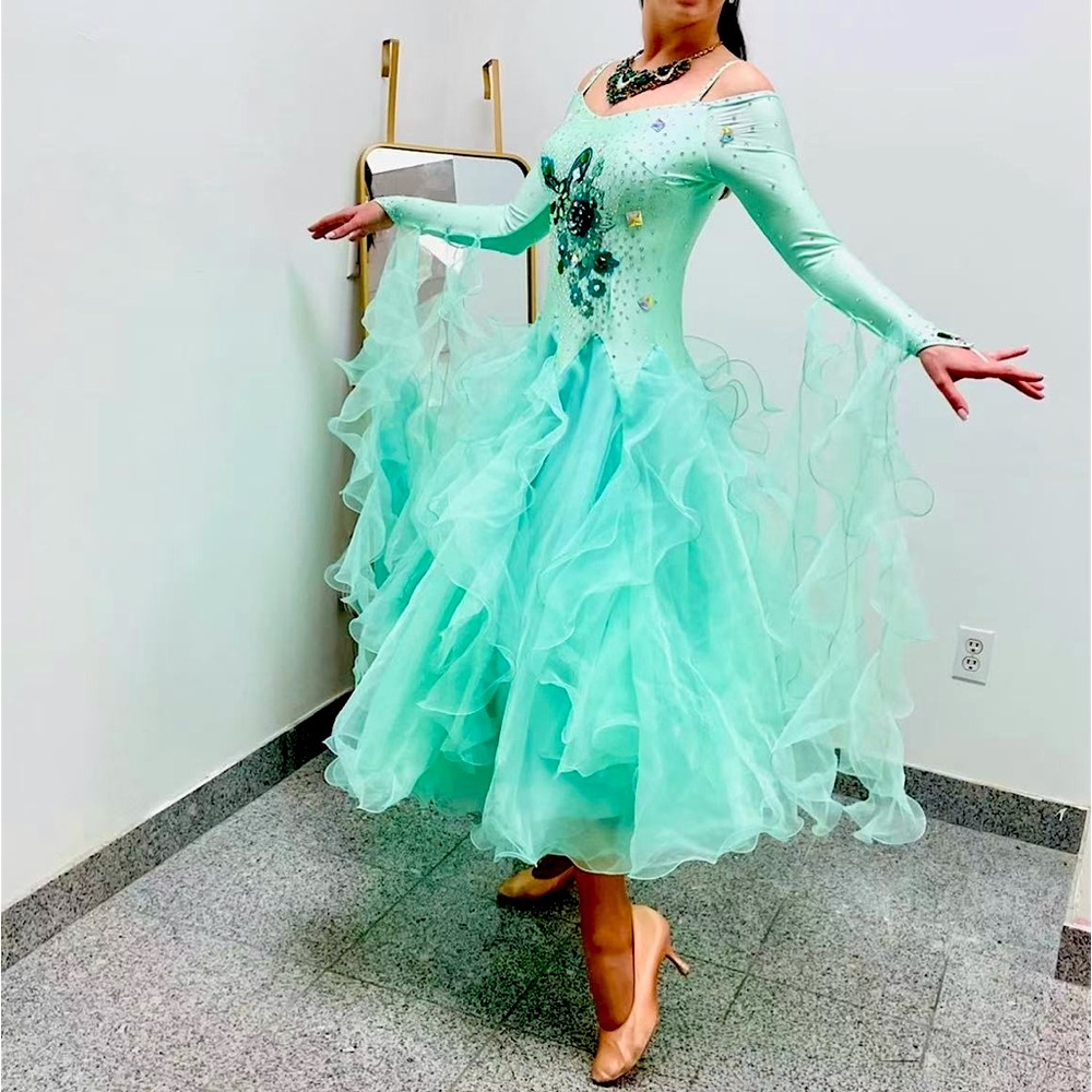 Beautiful ballroom dance dress